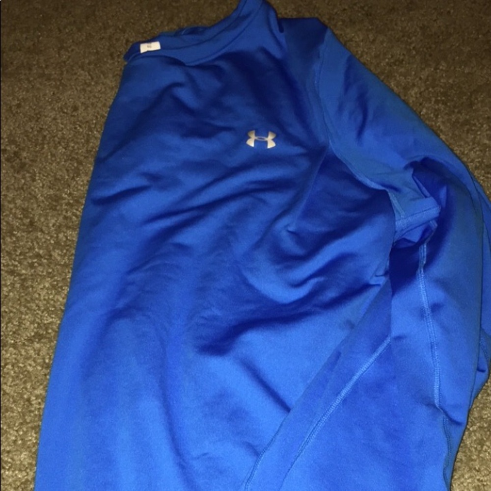 Under armour workout long sleeves.